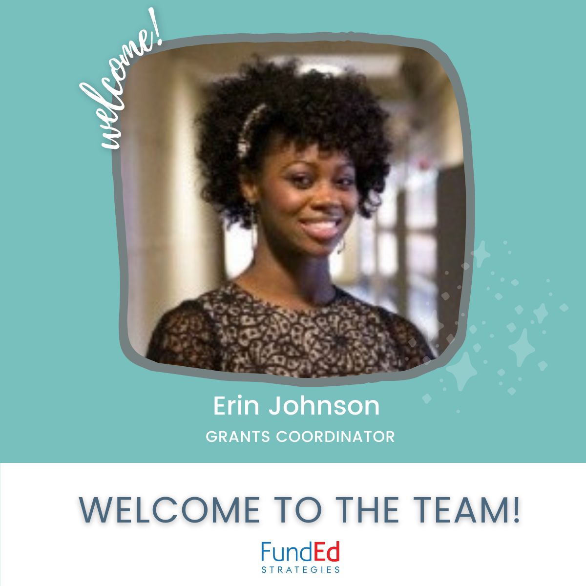 Welcome Erin! We are thrilled to welcome Grants Coordinator, Erin Johnson, to the FundEd team! Erin joins us with extensive experience as a charter school educator and nonprofit professional. We're very excited to have Erin on board. 🎉 #education #nonprofits #grants #compliance