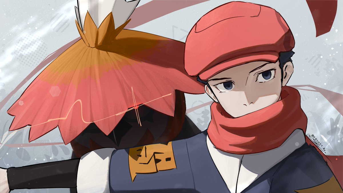 Eriott_8's tweet photo. - Like a Moth To a Flame -
#PokemonLegendsArceus 
#ポケマスEX #イラスト https://t.co/lhsWekC4dY