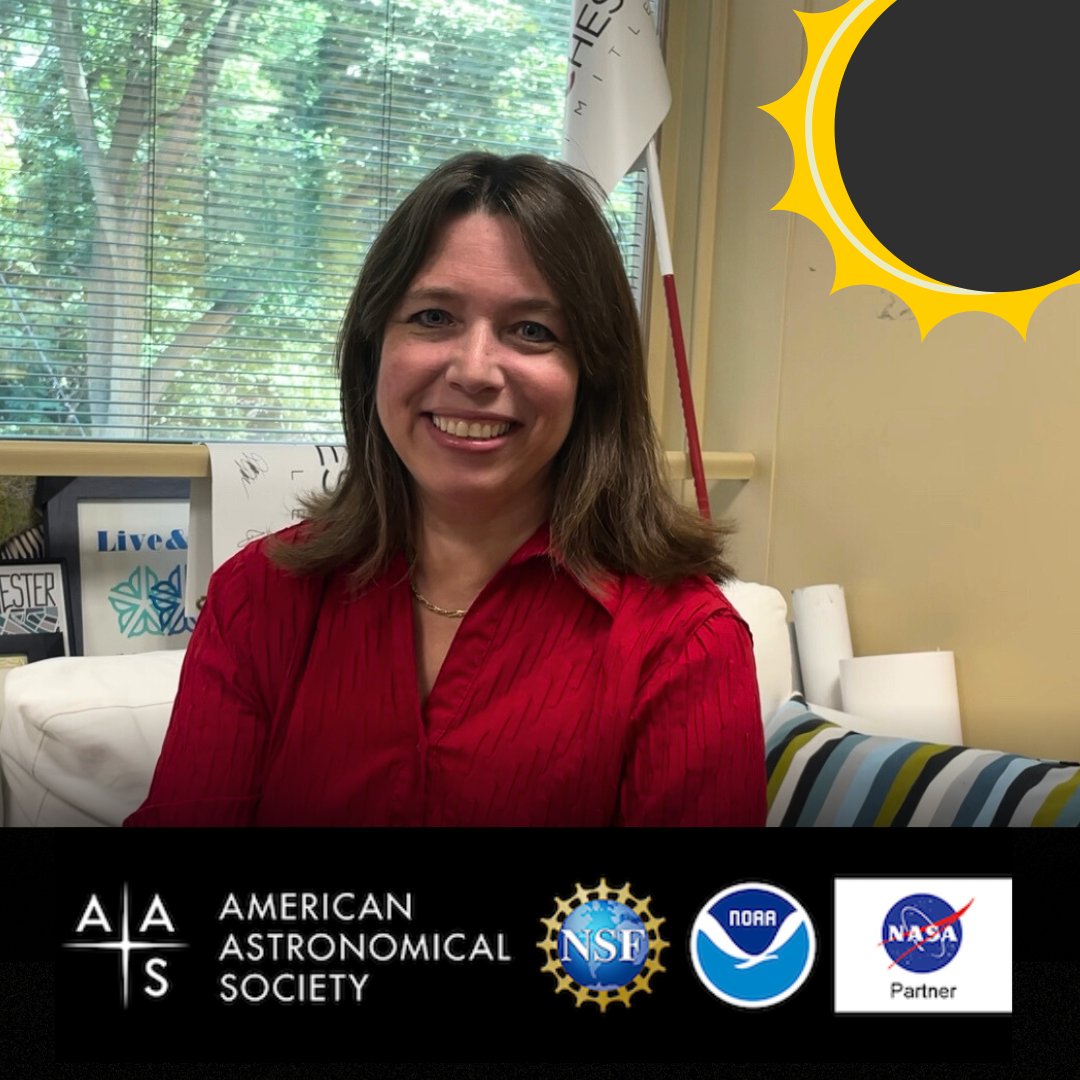 Debra Ross is Co-chair of the national eclipse task force! She is helping design and distribute educational resources to keep residents informed on the Solar Eclipse. AAS Solar Eclipse Task Force: shorturl.at/aFIQ2 #Meliora #SolarEclipse #SolarEclipse2024 #Rochester