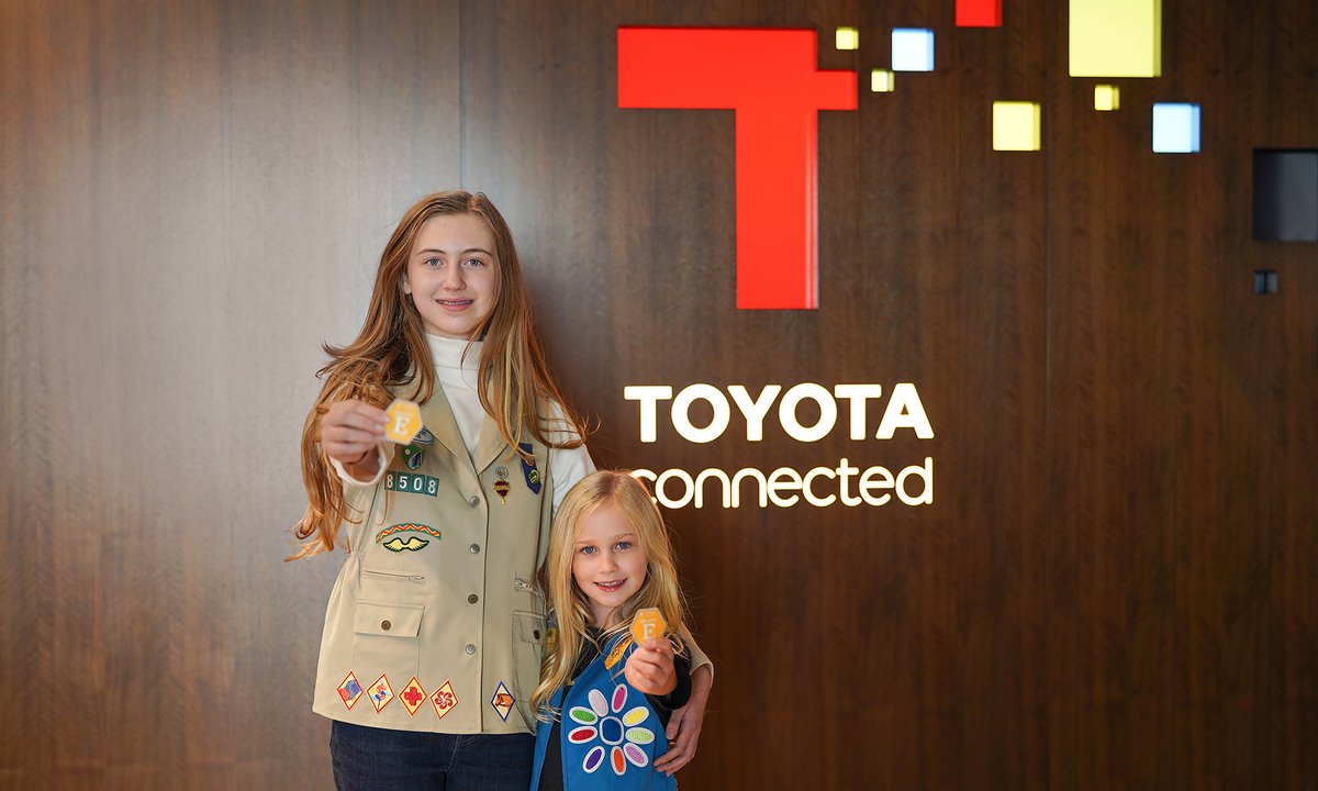 Autos Drive America (@autosdrvamerica) on Twitter photo Exciting news from <a href="/ToyotaConnected/">Toyota Connected North America</a> who is partnering with @Girl Scouts of Northeast Texas (GSNETX) to sponsor its ‘E for Engineering’ patch! Toyota joined forces with GSNETX to inspire young women to explore technology and STEM careers. ❤️🧑🔬
Check out the story here: Exciting news from <a href="/ToyotaConnected/">Toyota Connected North America</a> who is partnering with @Girl Scouts of Northeast Texas (GSNETX) to sponsor its ‘E for Engineering’ patch! Toyota joined forces with GSNETX to inspire young women to explore technology and STEM careers. ❤️🧑🔬
Check out the story here: