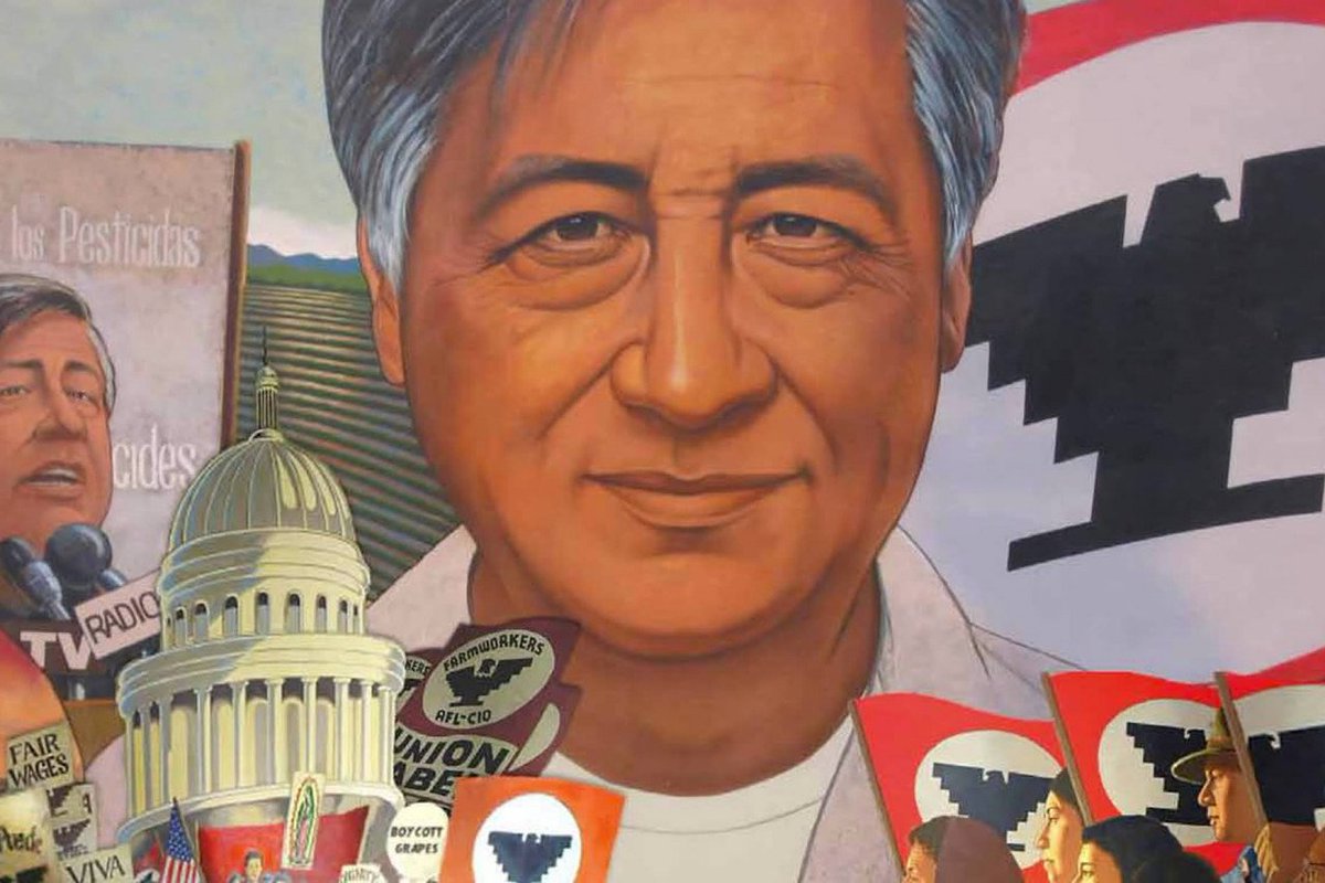 Honoring the incredible legacy of César Chávez a champion of justice, equality, &amp; dignity for Latino communities everywhere. 🌎✊   
His advocacy for farmworkers' rights inspired generations &amp; continues to ignite change today. #CesarChavezDay #Latinos #SocialJustice