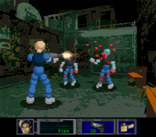 oleivarrudi's tweet image. Exceedingly rare screenshot of the SNES prototype of RE2. Made as a spec project by Ballz 3D developer PF Magic, they hoped to convince Capcom to let them port the game to the aging system, as their orb based pseudo-3d character system negated the need for a costly Super FX chip.