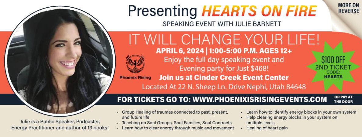 #phoenixisrisingevents #juliebarnettenergy #soulfamily #thefoxbrothersband #fun #utah #agreatertomorrow #gtrf #heartsonfire #heart #healthylifestyle #healingjourney #soulawakening #selfhealingjourney #selfhelp