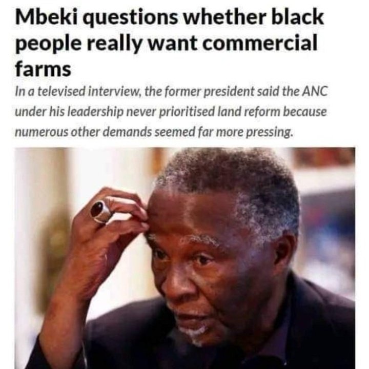 themankhosi's tweet image. Thabo Mbeki signed Secret Deals with FW de Klerk that LAND and ECONOMY will never go to Bantu South Africans.

#VoteMK2024