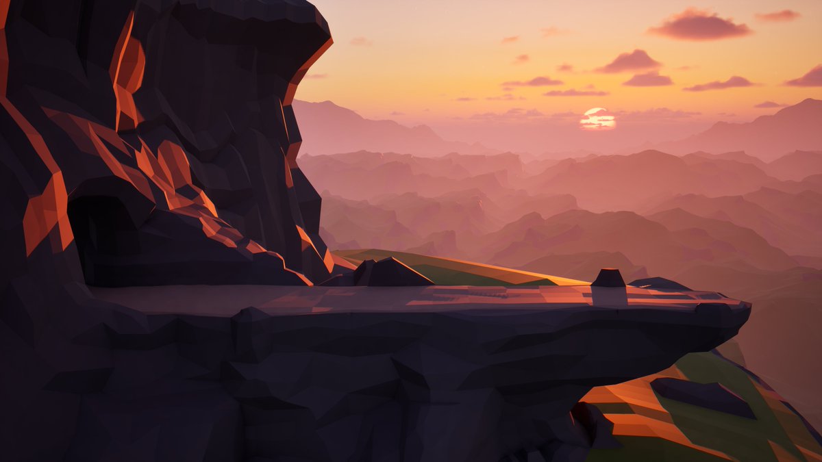 Steven_van_Wyk's tweet photo. Here is a bonus #screenshotsaturday for today's public holiday. #UnrealEngine5  #lowpoly https://t.co/x4PFqVHJuu
