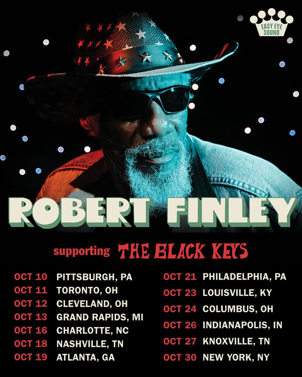 Jon Muq and Robert Finley are joining The Black Keys on their INTERNATIONAL PLAYERS TOUR! 🎳💥 Tickets on sale this Friday, April 5 at 10 AM local time: theblackkeys.com/pages/tour #theblackkeys #easyeyesound