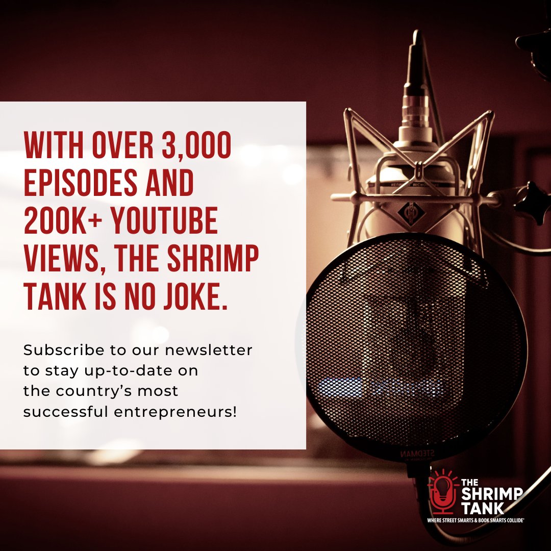 Happy April Fools’ Day from The Shrimp Tank! Don’t be a fool and subscribe to our weekly newsletter to get all your entrepreneurial insights—for free! shrimptankpodcast.com #shrimptank #theshrimptank #entrepreneur #business #businessowner #leader #ceo #founder #owner