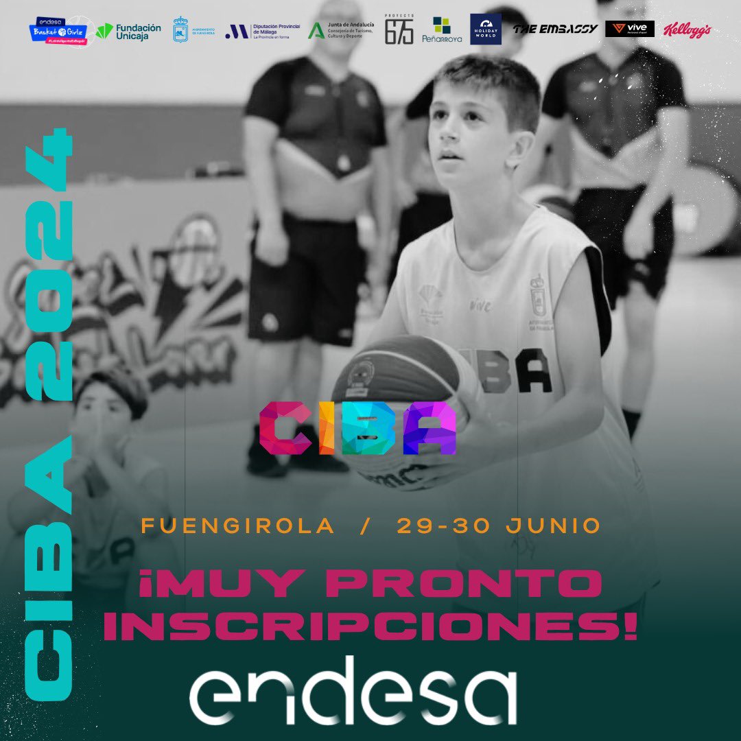 CIBAMalaga's tweet photo. 📣¡𝑃𝐸𝑅𝑀𝐴𝑁𝐸𝐶𝐸 𝑀𝑈𝑌 𝐴𝑇𝐸𝑁𝑇𝑂!
Porque muy pronto abrimos inscripciones para el #CIBA2024‼️
➡️ Plazas limitadas por categorías
Comienza la cuenta atrás…
🏀 @JmCalderon I @bernirodriguez5 I @23asanchez
#CIBAMalaga #CIBA #Baloncesto #Fuengirola https://t.co/K4lTq8ghTZ