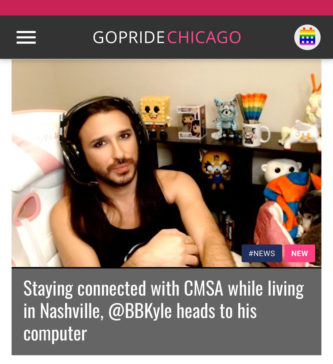 BadGayPodcast's tweet image. So exciting! Check out this interview I did with @GoPride where I had the opportunity to talk about @ChicagoMSA, @CMSAeSports and how I’ve been able to stay connected to my Chicago community all the way from Nashville, Tennessee!