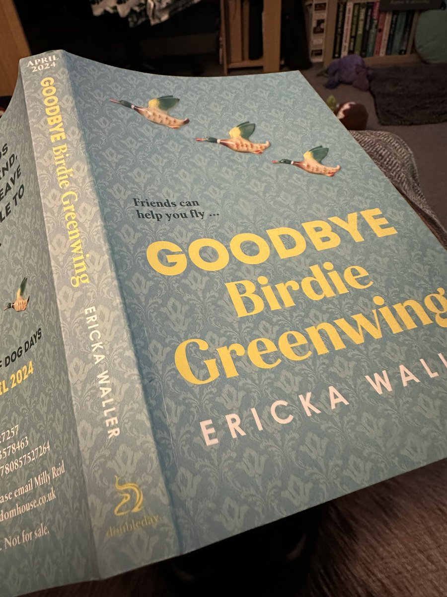 Am finishing off the #Easterweekend reading #GoodbyeBirdieGreenwing but I have a dilemma - I don’t want to stop reading it (am halfway through) but I also already don’t want it to be over!!!😢

I knew it was going to be good @ErickaWaller1 but wow!😍

#BookTwitter #Bookblogger