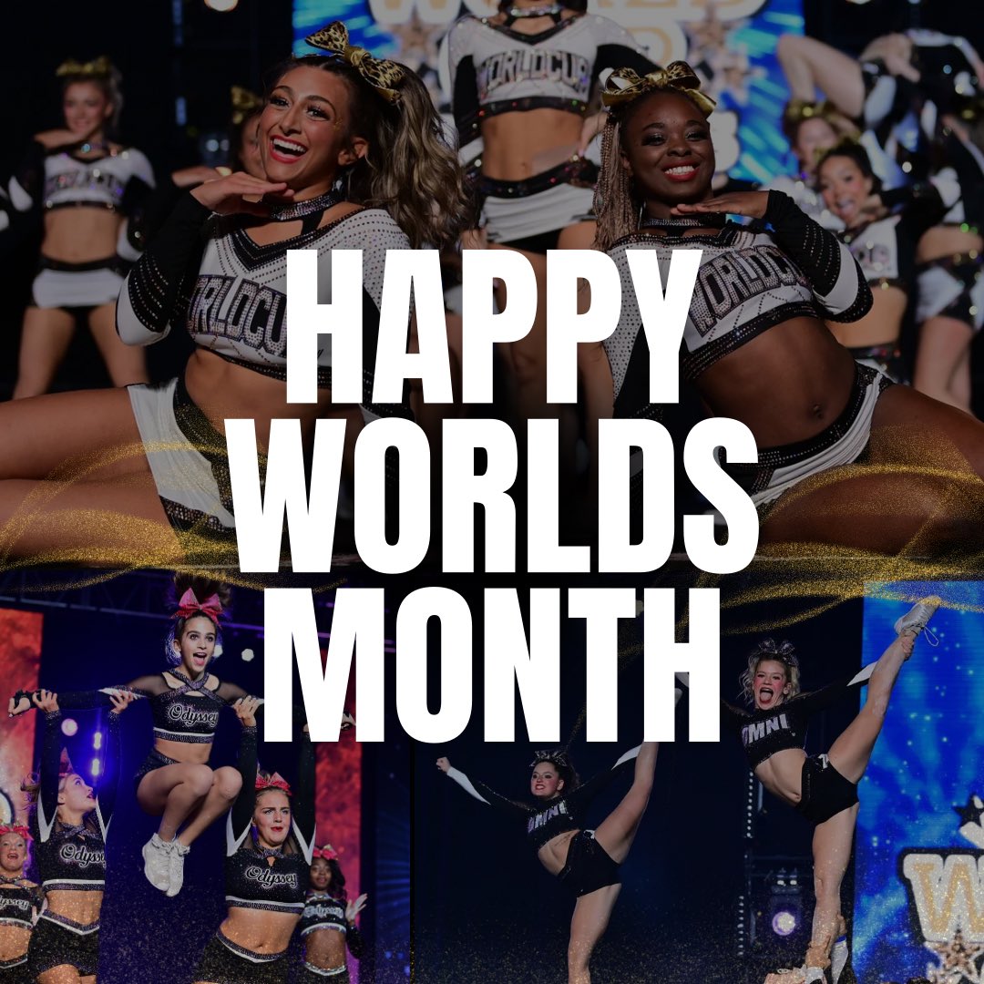 𝓗𝓪𝓹𝓹𝔂 𝓦𝓸𝓻𝓵𝓭𝓼 𝓜𝓸𝓷𝓽𝓱🌎 Our athletes and coaches have been putting in ALL the extra work, we cannot wait to see our Worlds teams shine this month✨ #ThisIsWC #ProudToBeWC #Worlds2024