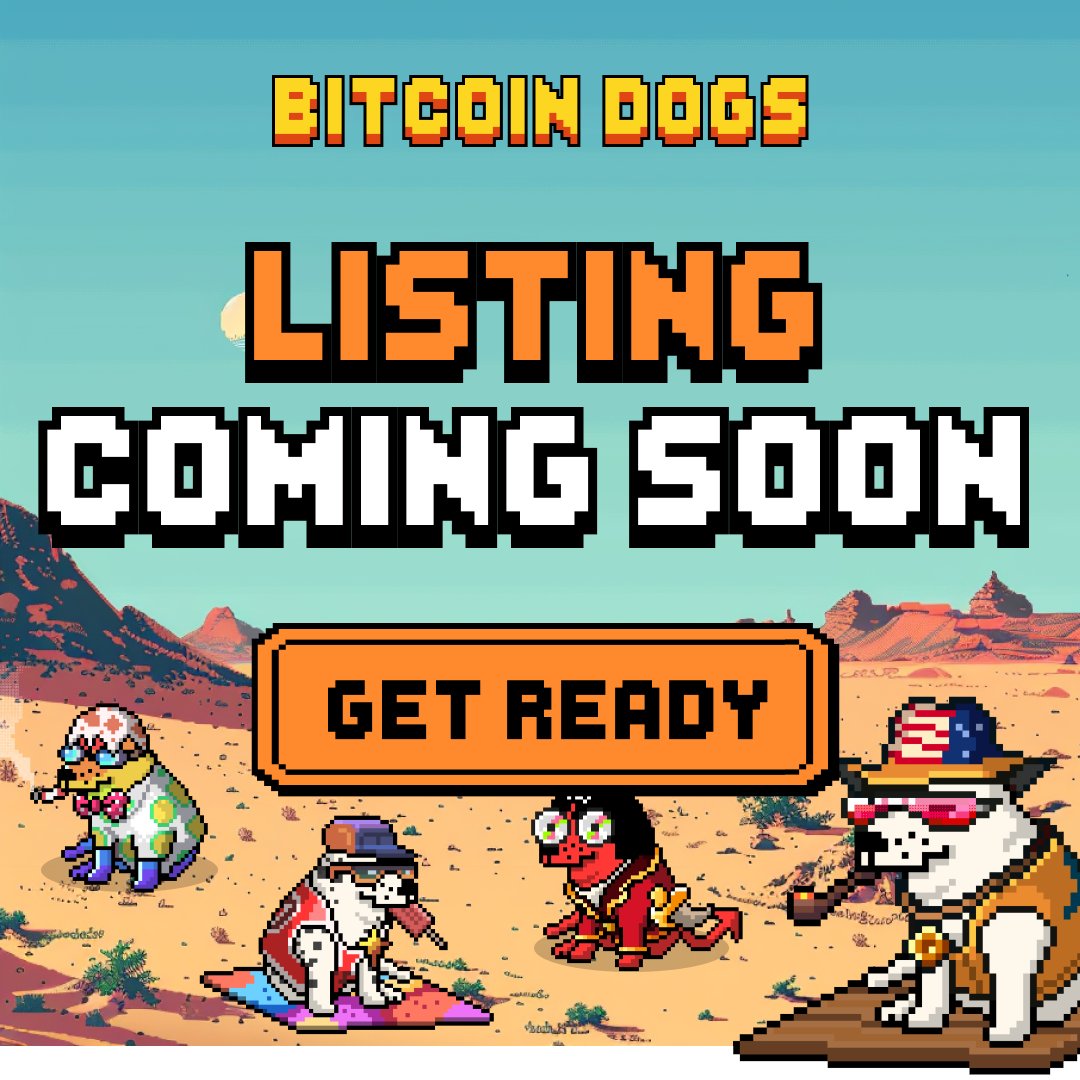 🚀 Brace yourselves, dawgs &amp; degens! 🐾 

Big things are brewing in the BitcoinDogs Club kitchen! 🔥 

Get ready for some sizzling hot updates on listings, staking, NFTs, &amp; more! 🌟 

Stay tuned – you won't want to miss this! 🐕💎

bitcoindogs.club/next