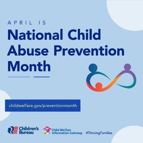 Today marks the beginning of National Child Abuse Prevention Month. When we invest in children, we are investing in our communities. This April, help bring attention to all the different ways we can support children and families. #ChildAbusePreventionMonth #ThrivingFamilies