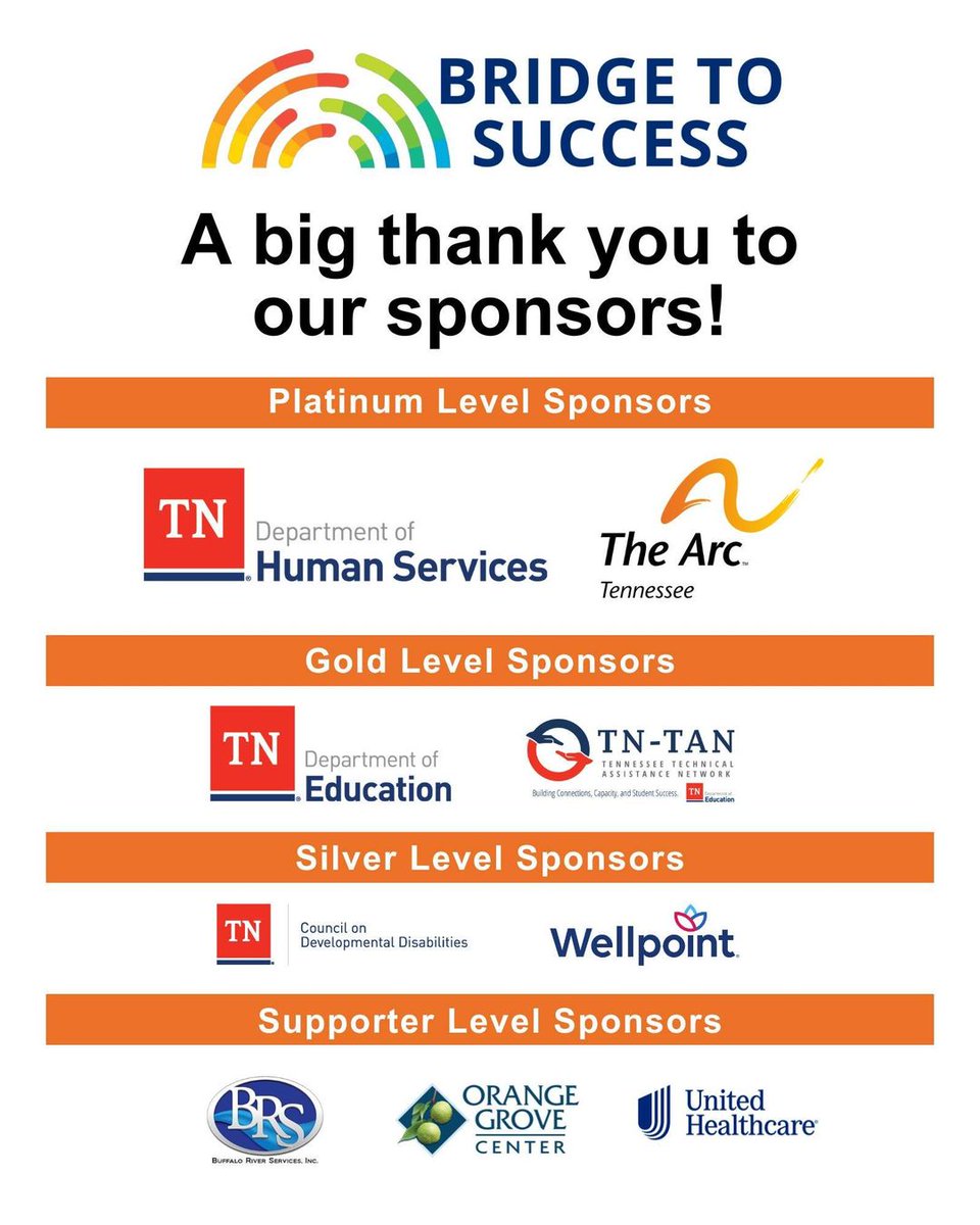 The Bridge to Success conference is only days away! We are so thankful for all the sponsors who have made it possible!