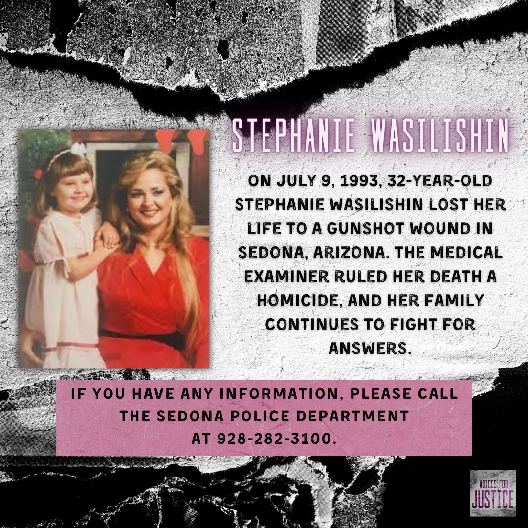 New Episode: Stephanie Wasilishin Part 1 link.chtbl.com/K4MD_JMH Anyone with information about the death of Stephanie Wasilishin is asked to call the Sedona, Arizona Police Department at 928-282-3100.