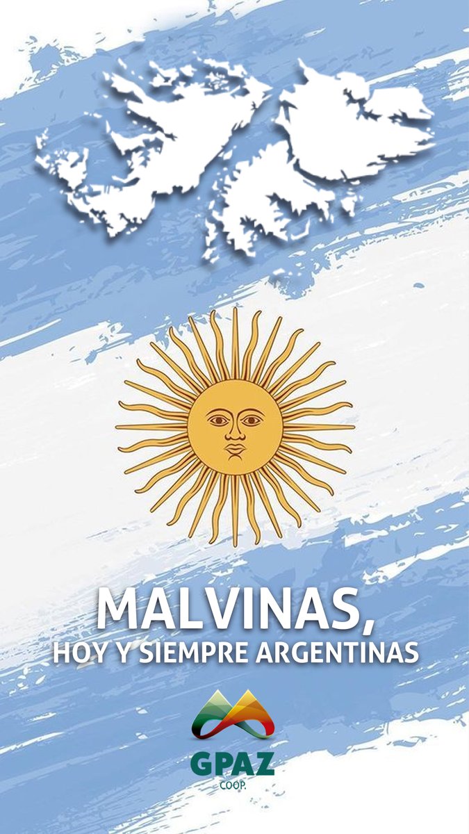 GPAZcoop's tweet photo. #MalvinasArgentinas Hoy y siempre!!! https://t.co/Dg2hCbl7yM