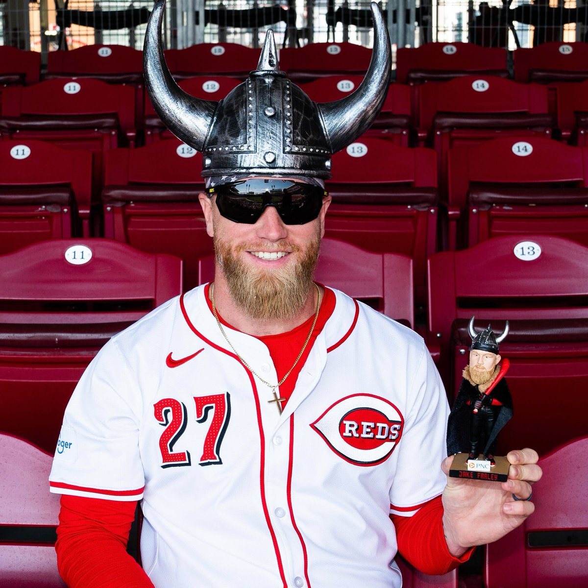 Kicking off the City Connect bobblehead series this Saturday with @jfral_23! reds.com/tickets