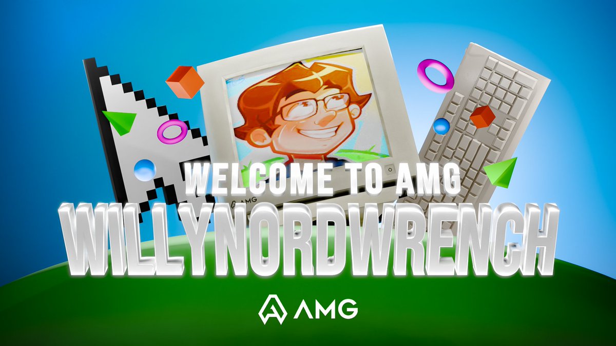 Any anime fans in the room? Welcome our new talent @WillyNordwrench to the #AMGFam! 🤜🤛 The anime aficionado is here! Try to overcome his impossible challenges, discuss his rankings, or just enjoy chilling! 👇 ▶️ youtube.com/@WillyNordwren…