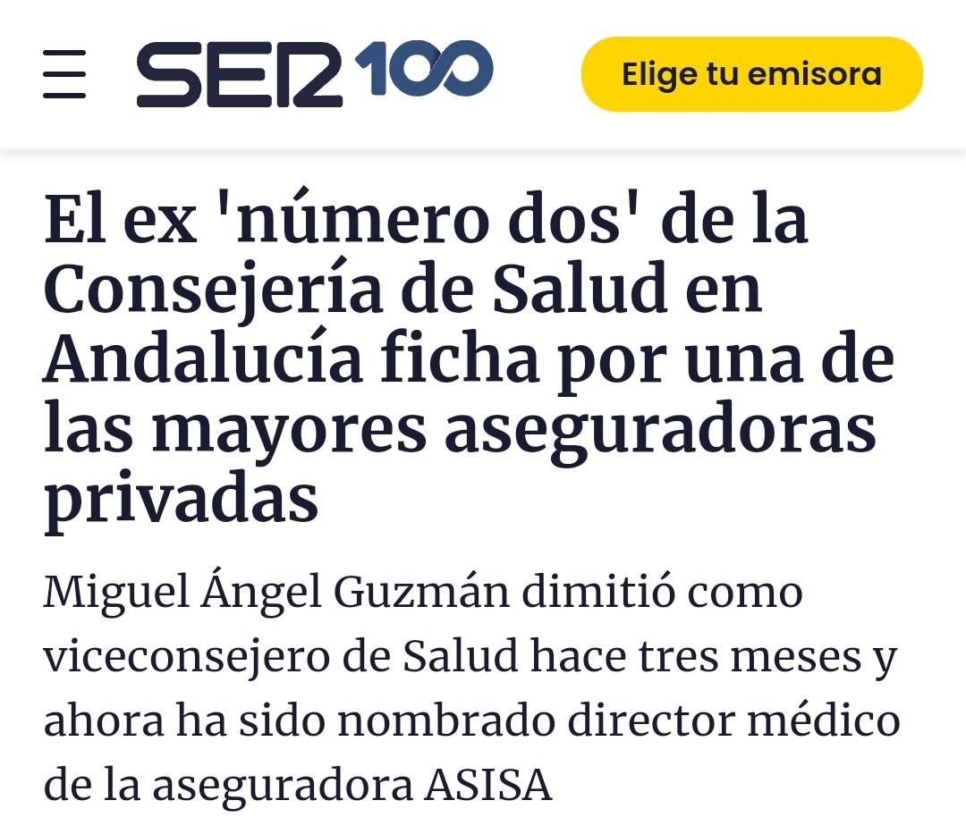 BenderOfuscado's tweet photo. Qué desmantelamiento de la sanidad pública ni qué puerta giratoria? https://t.co/4krGfefzDE
