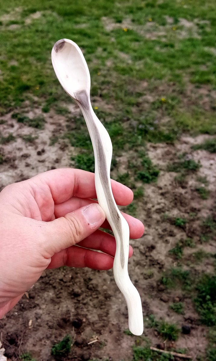 I finally made a new spoon!  
#woodenspoon
#handmade 
#procrastinate