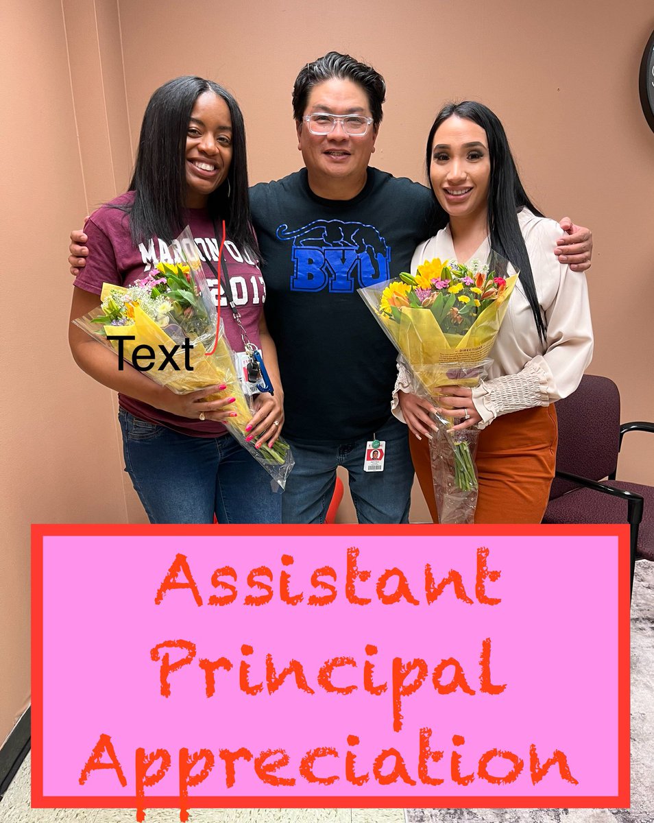 I appreciate these ladies more than words can describe! 🤗🩷 #AssistantPrincipalsWeek @Magrill_AISD @RR_Sweet @APEHernandez