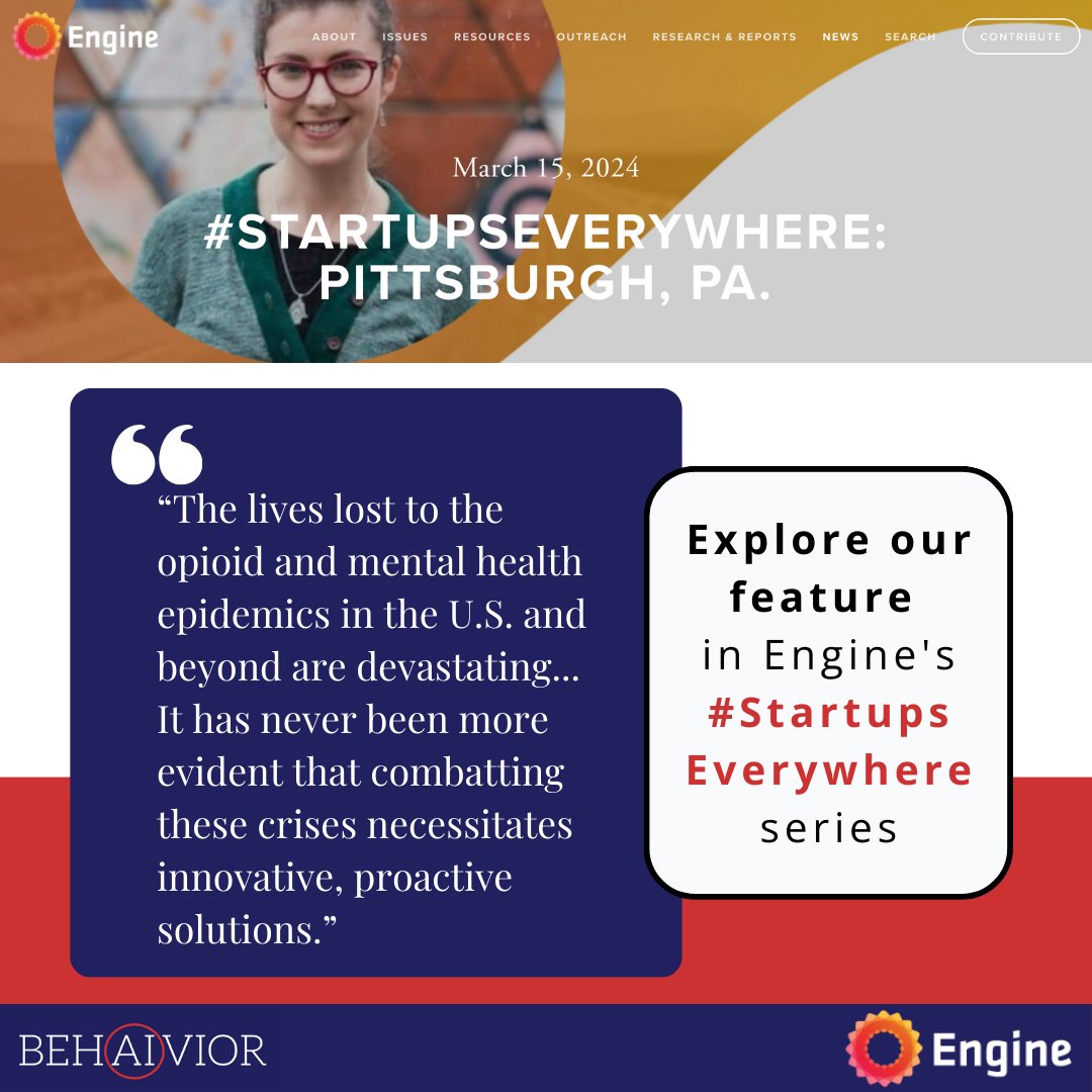 Explore our feature in @EngineOrg's #StartupsEverywhere series with Lex Samuels, highlighting diverse startup leaders and the vibrant ecosystems that support them across the country. Read the full profile here: engine.is/news/startupse… #PittsburghTech #Recovery #AISavesLives