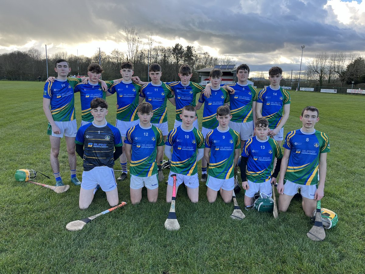 Our u16 hurlers were in league action tonight against Banteer/Lyre and came out winners on a scoreline of 7-14 to 5-8🇬🇦