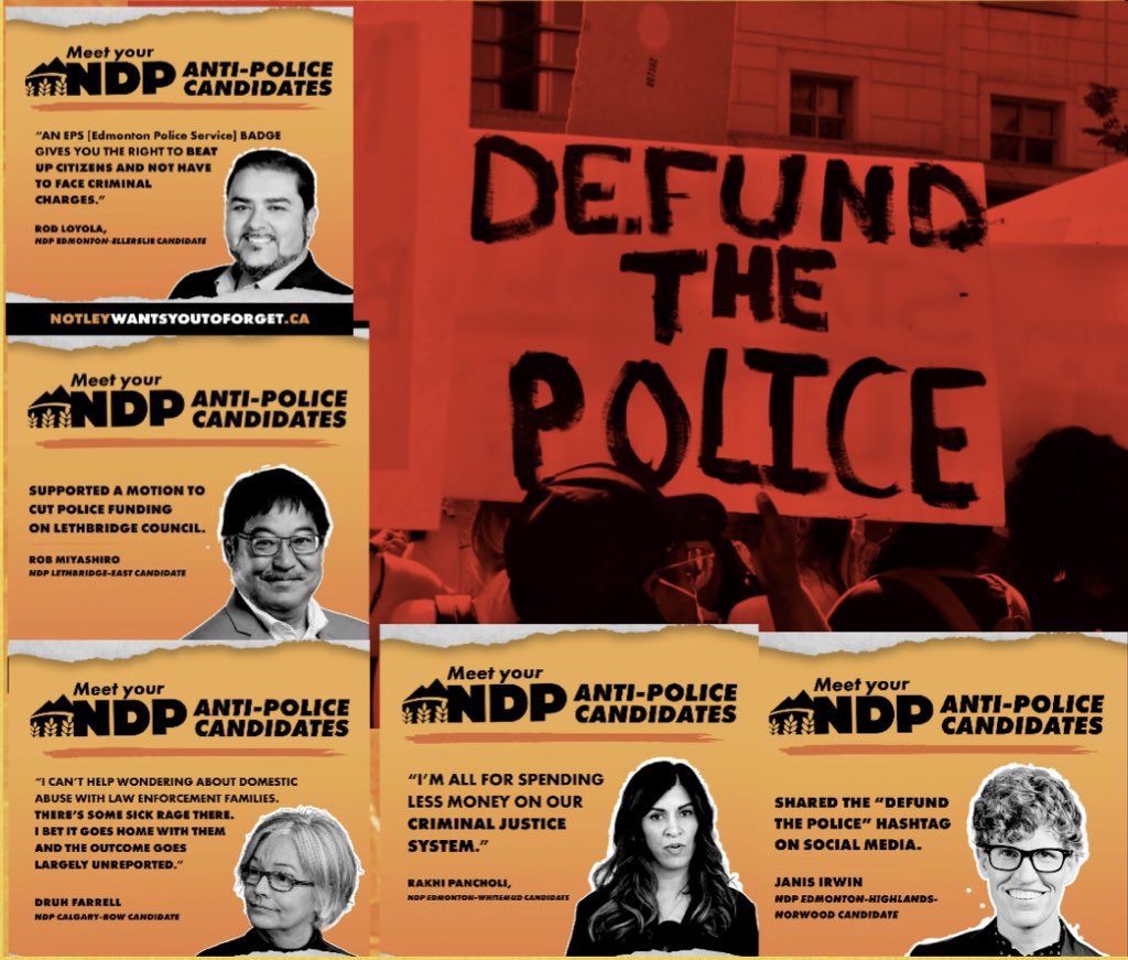 Never forget Alberta The NDP doesn’t care about your safety #NeverNDP