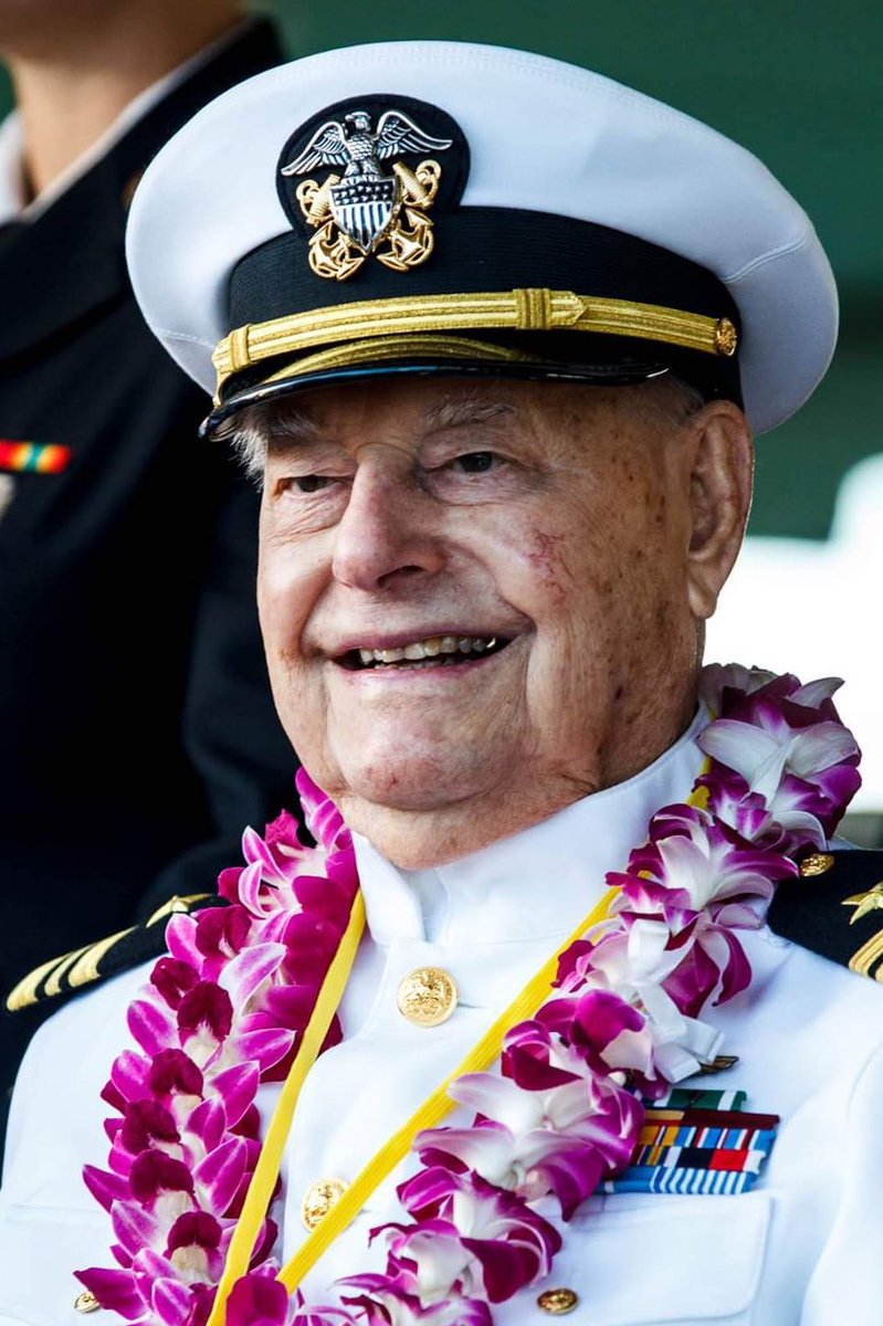 Louis Anthony Conter. Retired US Navy Lieutenant Commander. September 13, 1921 - April 1, 2024. The last survivor of the USS Arizona. 🇺🇸🇺🇸🇺🇸🇺🇸⚓️