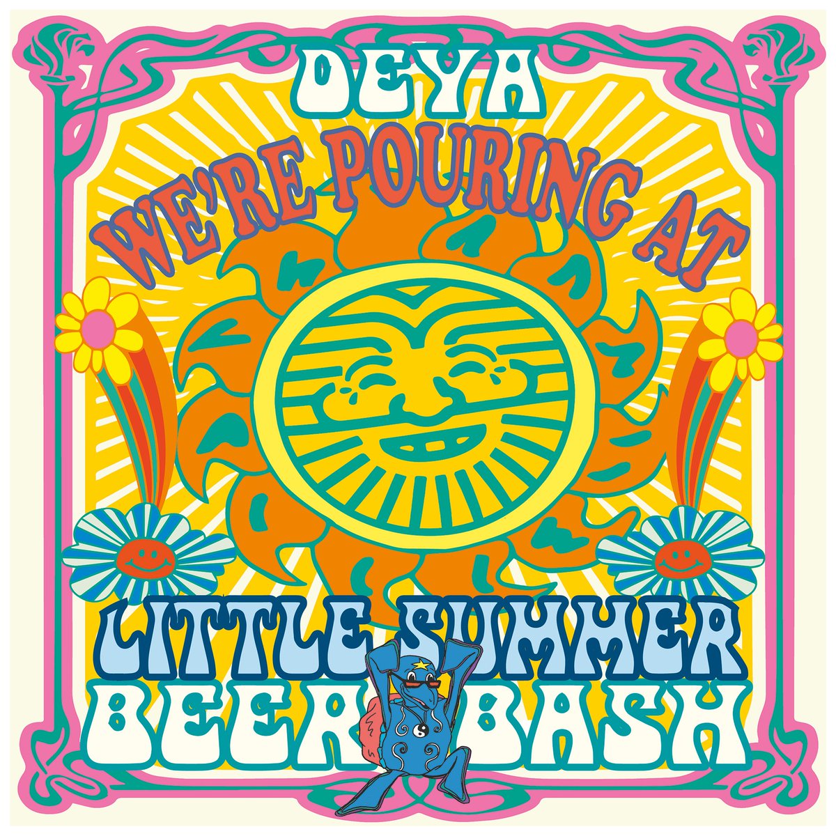 We're headed to Little Summer Beer Bash! 🌞🍻 Hosted by @deyabrewery, @VerdantBrew, and @LHGBrewingco it's going to be one hot Saturday 27th July! Just a reminder that tickets are sold out already, but hope to see you lucky few there. ☮️😎🪅🌻