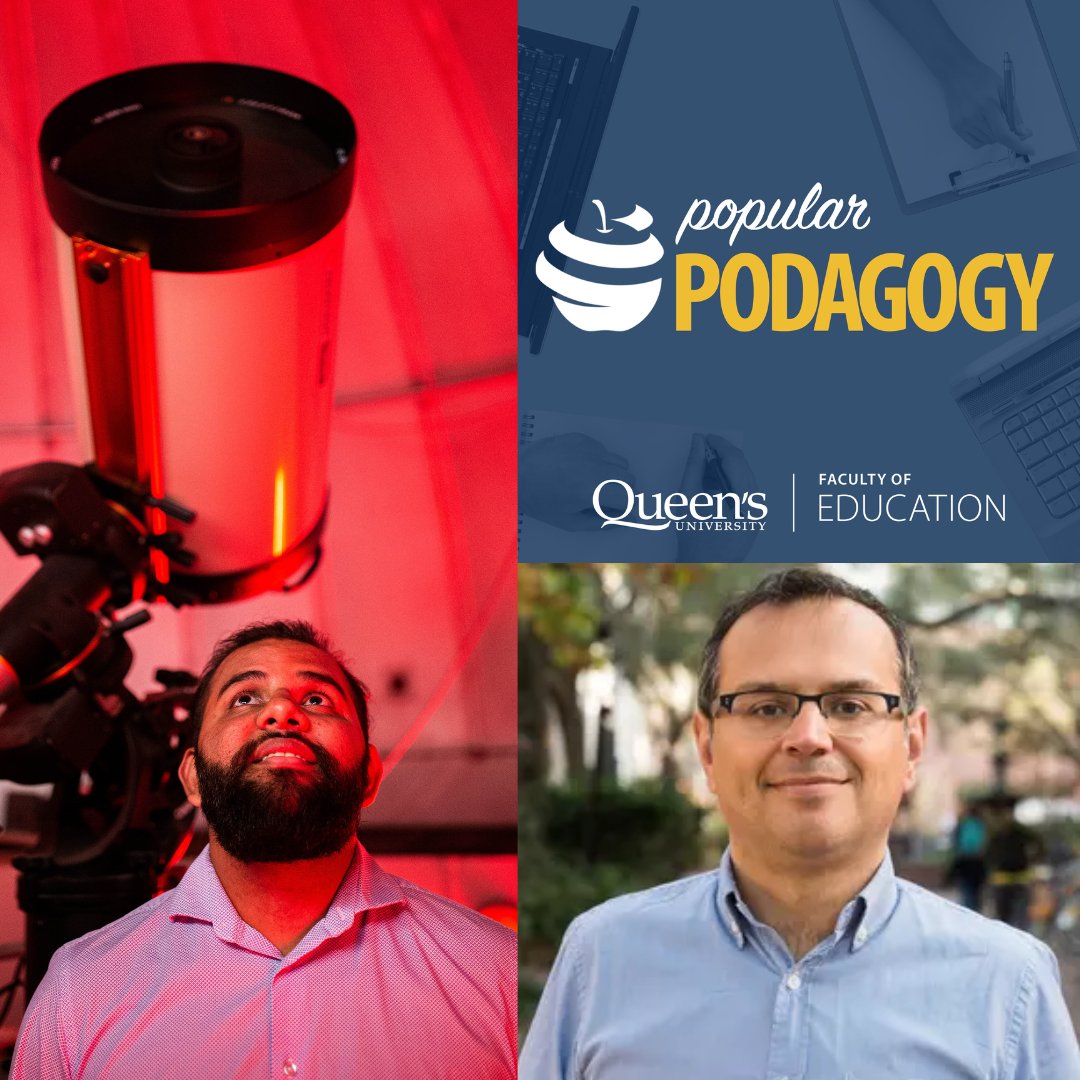 Ahead of the total solar eclipse next week check out our podcast to find out more about it and what to bring into your classroom! educ.queensu.ca/for-teachers/p… @queensu_eclipse @RadakovicMathEd @queensu