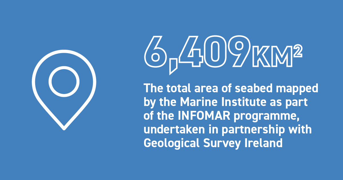 📘 Year in Review 2023 👏 6,409km2 of seabed was mapped by the Marine Institute in 2023 as part of the #INFOMAR @followtheboats programme, in partnership with @GeolSurvIE For more on this and other key achievements, click 👉 oar.marine.ie/handle/10793/1… #Marine #SeabedMapping