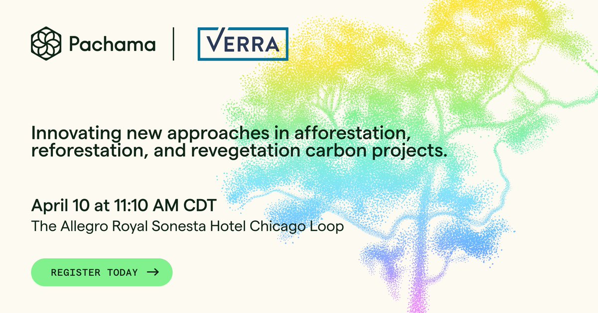 On April 10, Dick Cameron, Vice President of Science at Pachama, will be at CIFB sharing indispensable guidance on the adoption of methodologies aimed at fostering integrity in ARR projects. Register here: ce-em.com/events/all-eve… #Pachama #CIFBChicago2024