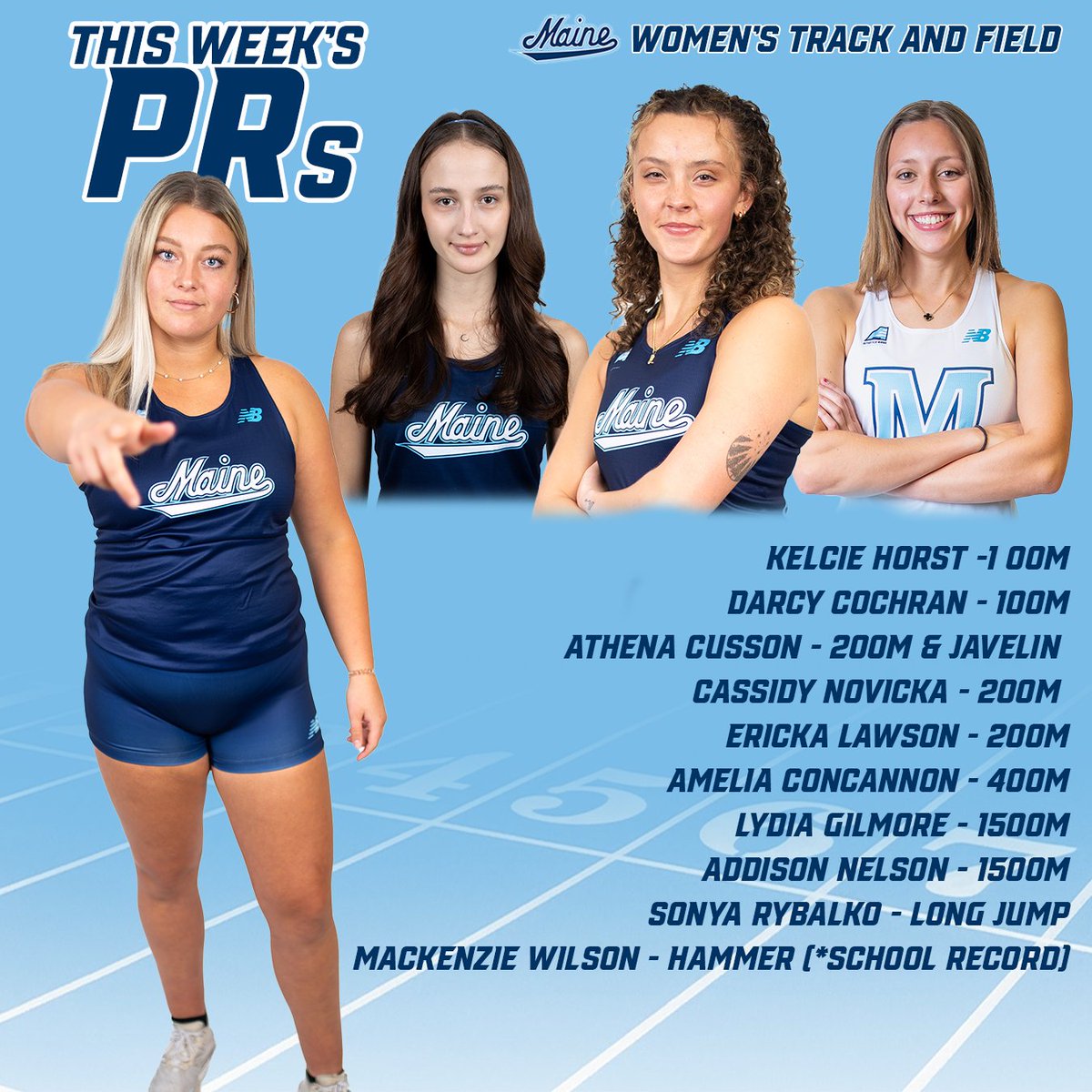 MaineXCTF's tweet photo. Kicked off the outdoor season with a handful of PRs!

Full Story: https://t.co/26Rym7pHgV https://t.co/HVhDdhOgnV