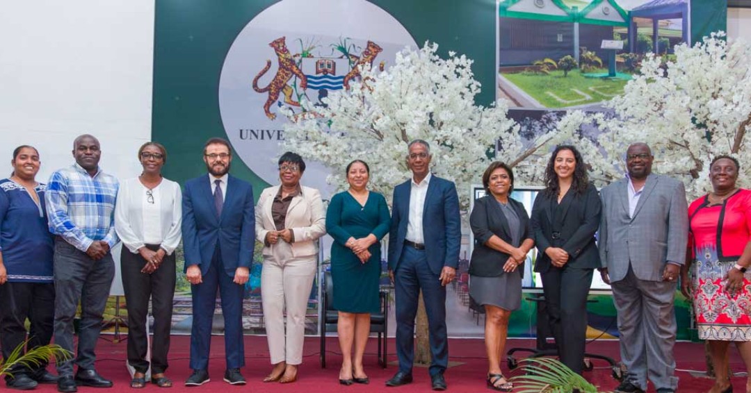 A George Brown College delegation visited the University of Guyana in March to explore partnership opportunities and President Dr. Gervan Fearon delivered a keynote address. Read story: georgebrown.ca/news/2024/grow…