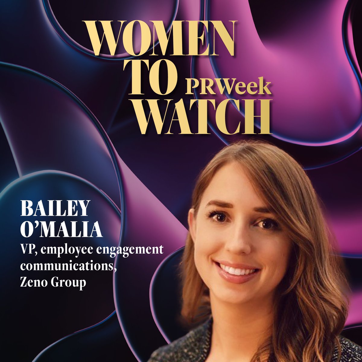 Congratulations Bailey O'Malia on being named to @PRWeekUS's Women to Watch 2024! 'Bailey's caring, empathetic nature paired with her intelligent, strategic mindset is admirable and respected. She is an advocate, mentor, and teacher.' 💚 #ZenoProud #PRWeekWomentoWatch