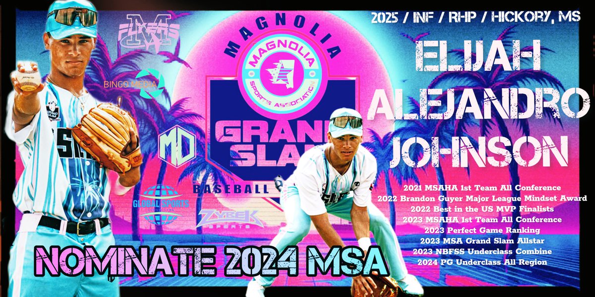 #Only1Magnolia 
<a href="/MagnoliaAllstar/">Magnolia Sports Association</a> <a href="/Coachstrib/">Kiery Stribling</a> <a href="/CoastRecruits/">Coast 2 Coast Recruits</a> <a href="/prepprospect1/">The Prep Prospect Report</a> <a href="/MBPTakeover/">Minority Baseball Prospects</a> <a href="/ZybekSports/">Zybek Sports</a> <a href="/major_drip/">MajorDripAthletics</a> <a href="/BingoMediaLLC/">Bingo Media</a> <a href="/gscworldwide/">Global Sports</a> <a href="/SocialSportsMs/">Mississippi Sports</a> <a href="/SportsTalkMiss/">SportsTalk Mississippi</a> <a href="/Bsbclips/">Baseball clips</a> @SR_scouting <a href="/DirectRecruits/">Direct Recruits</a> <a href="/AcesSpotlight/">Student ACES Sports Spotlight</a> <a href="/UncommittedUsa/">UncommittedPlayersUSA</a> <a href="/YAthletesF/">Young Athletes Fitness</a> <a href="/scan1ansports/">ꜱᴄᴀɴʟᴀɴ ꜱᴘᴏʀᴛꜱ™️</a> 
LET’S GO