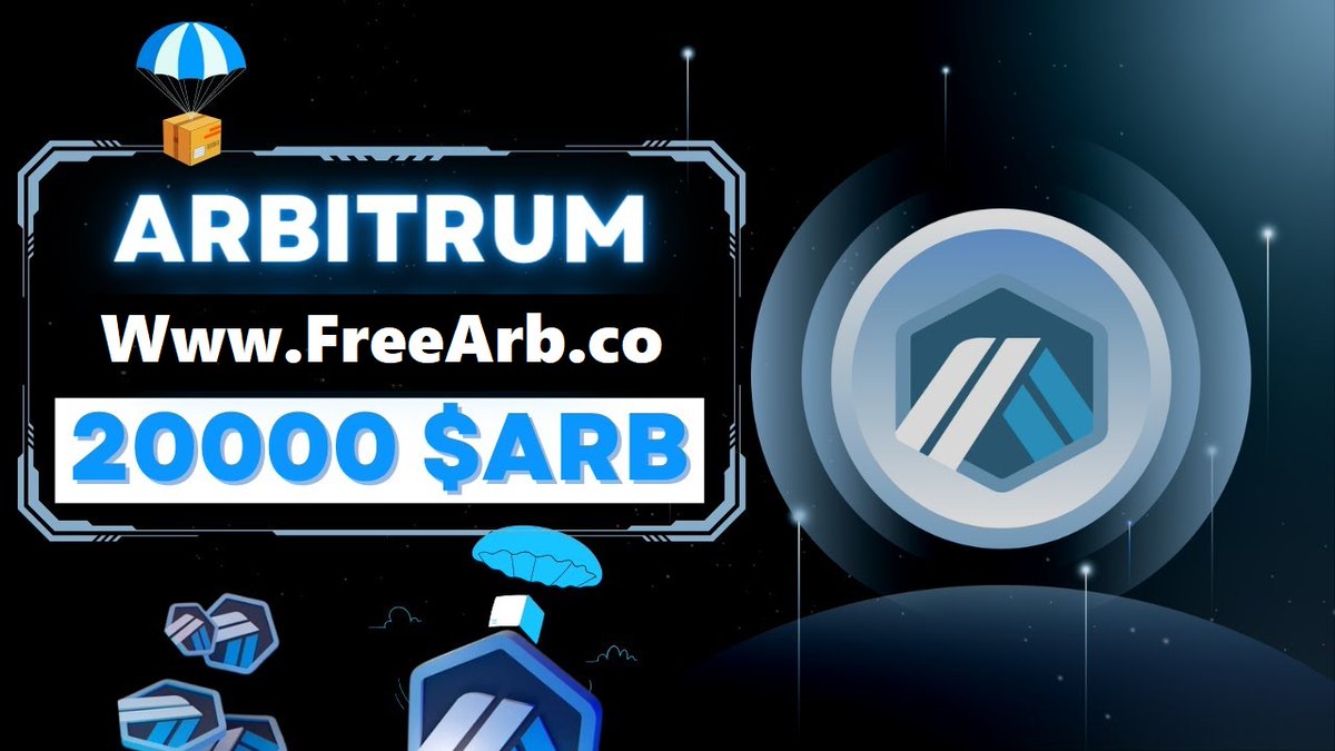 freearbco's tweet image. 🎁 20,000 in ARB Giveaway (random wallet)

How to enter:
➡️Follow: @freearbco

🔄❤️, RT 
➡️ Tag 1 Friends
➡️ Drop your $ARB wallet address ⬇️
➡️ Claim Now: freearb.co

#staking #freeARB #Giveaway #ARB