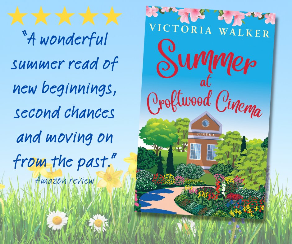 'A heartwarming romantic read with hints of drama and jeopardy.' - Amazon review £1.99 or FREE to read on Kindle Unlimited! amzn.to/3pWA3Y7 #TuesNews @RNAtweets #SmallTownRomance #SummerRomance #RomanceBooks #CroftwoodCinema #MalvernHills #BeachRead #KindleUnlimited