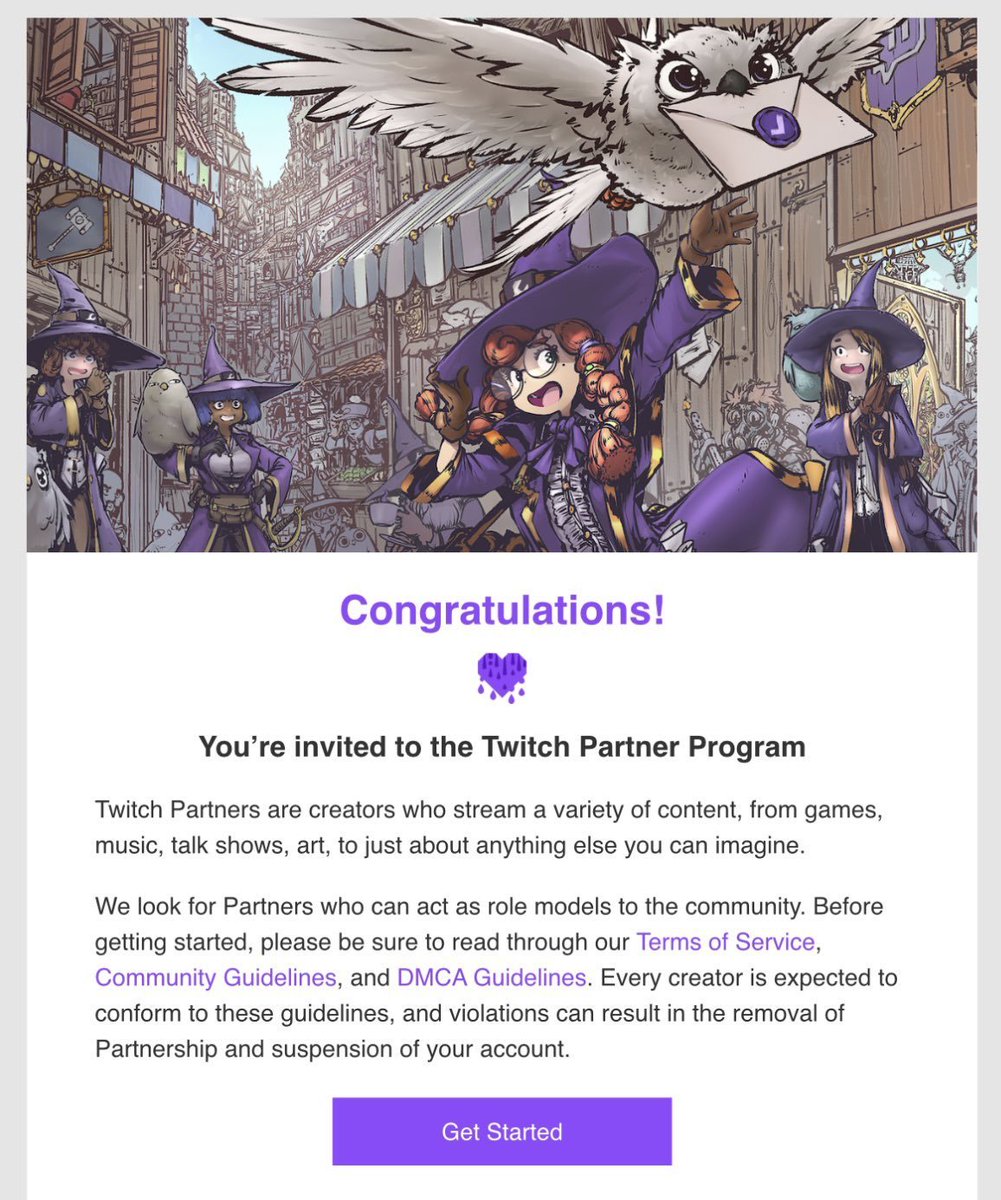 WOOO AFTER 2 WEEKS OF NOT STREAMING TWITCH NOTICED I WAS FED UP AND GAVE ME A PARTNER. LETS GO!!!

Happy April fools...I may attempt to stream against soon.