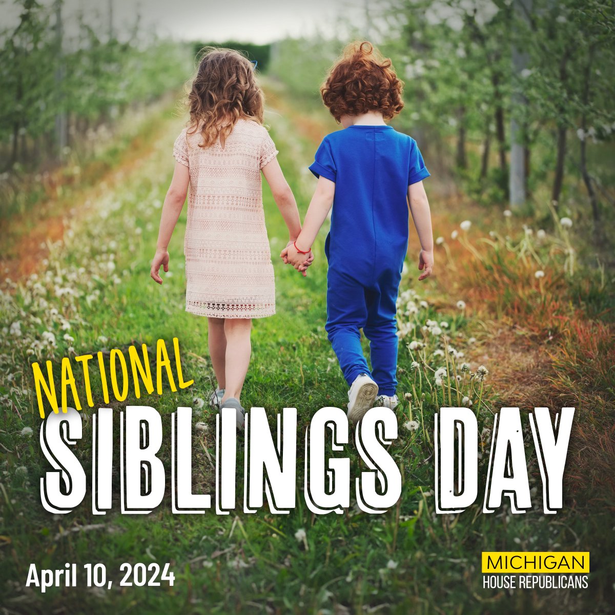 Wishing everyone a ​happy #NationalSiblingsDay!