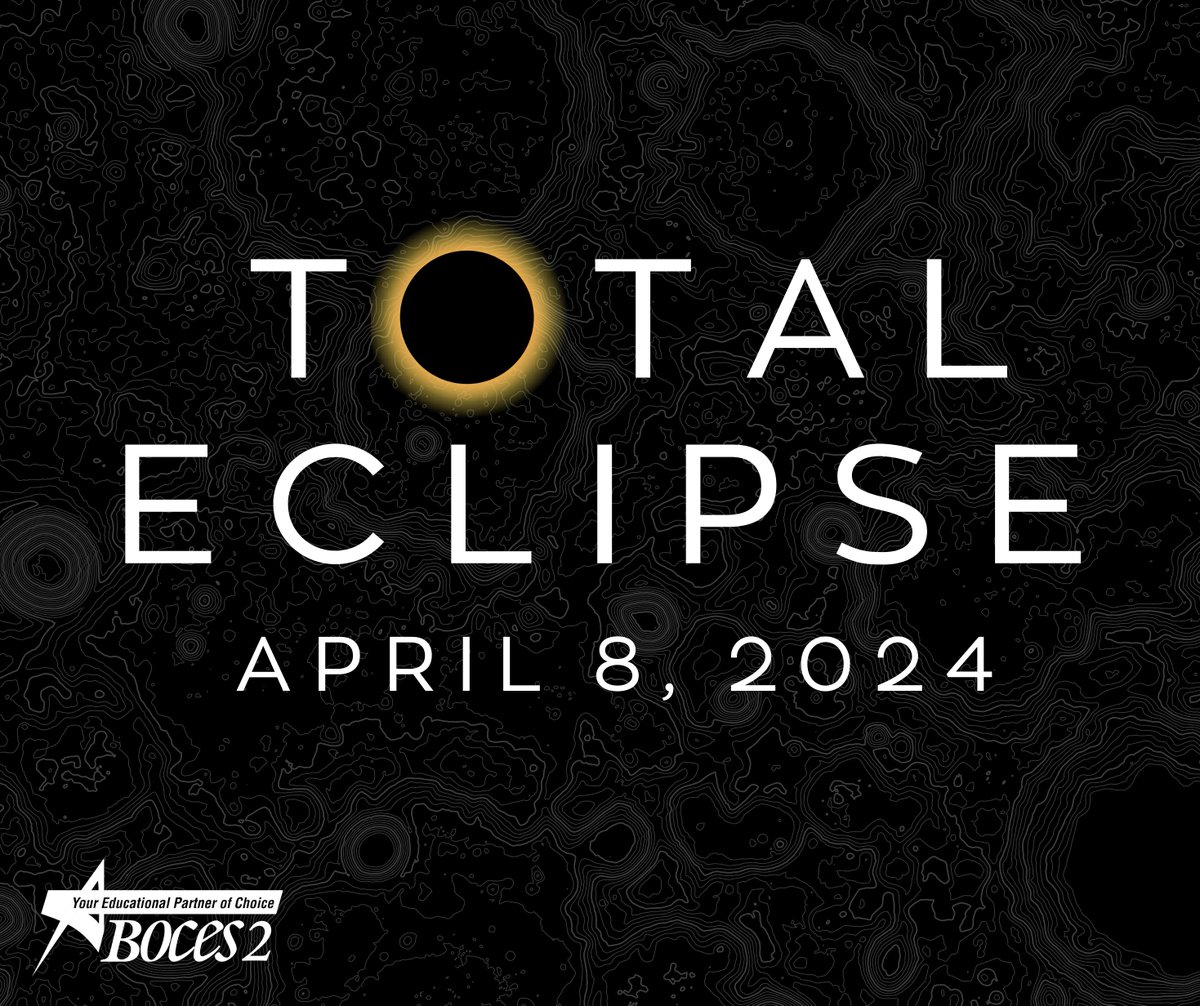 One week from today, Rochester will be in the path of totality for the 2024 Solar Eclipse. 🌑 Two BOCES 2 departments have curated robust resources about this natural phenomenon. BOCES 4 Science ow.ly/U20050R60RO School Library System libguides.monroe2boces.org/total_solar_ec…