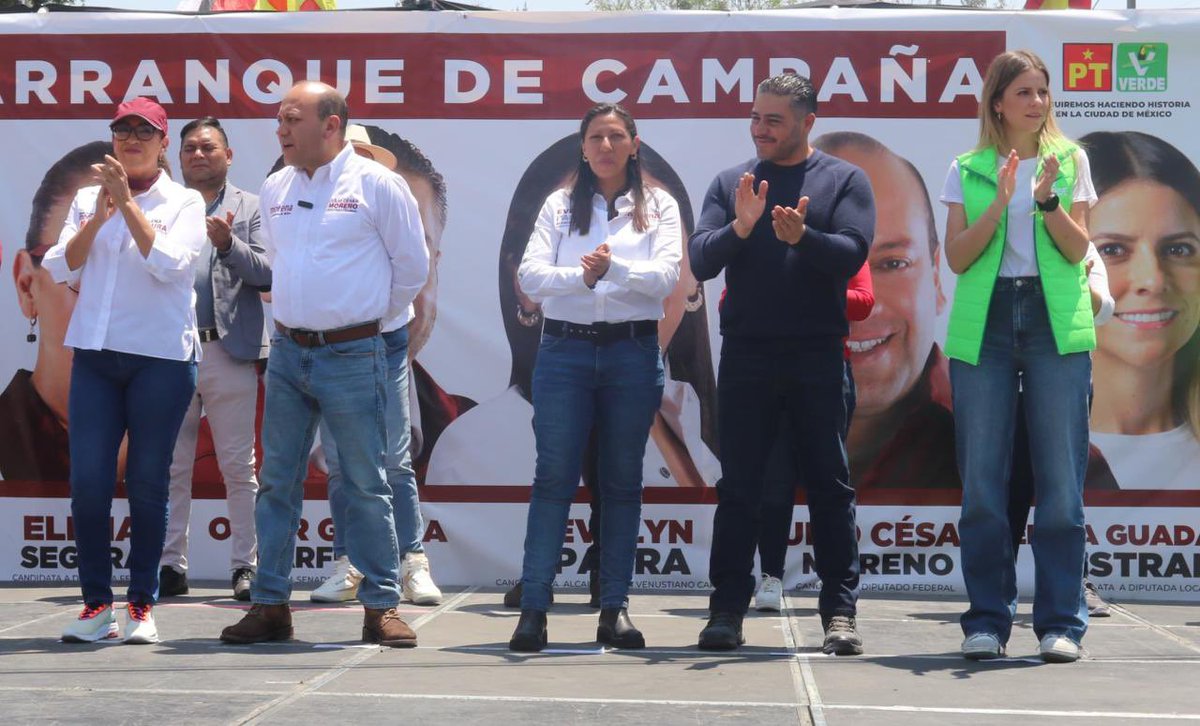 Arrancamos campañas con compañeros y líderes que conocen a la perfección la Alcaldía Venustiano Carranza! En equipo @evelyn_parraA, @julioc_moreno, @ElenaSegura_, @IsraelMorenoVC y @ElviaEst continuamos para servirles y traerles soluciones. ¡Con su apoyo vamos a ganar!