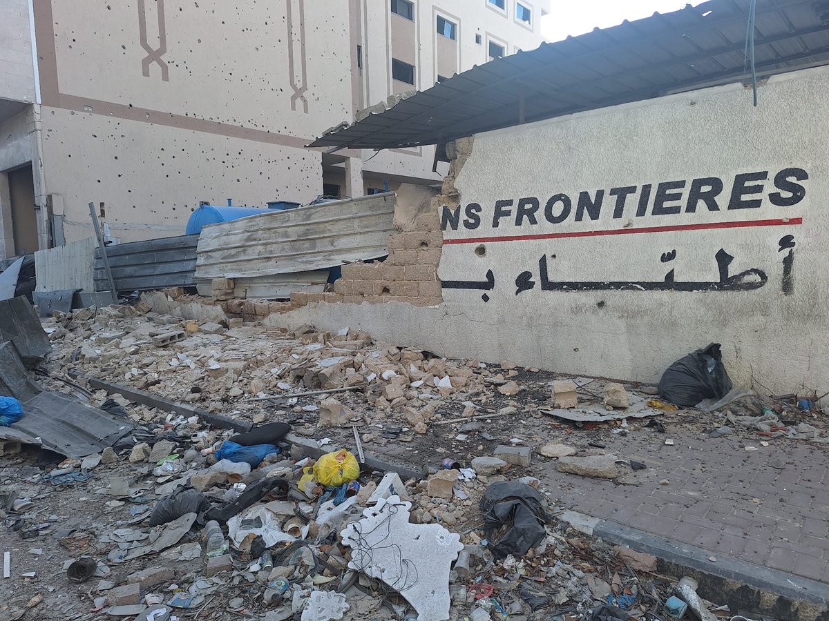 MSF is horrified that Al-Shifa hospital is in ruins after a 14-day long operation by Israeli forces in and around the facility. Gaza’s largest hospital is now out of service. Given the extent of the destruction, people in the north are left with even fewer healthcare options.