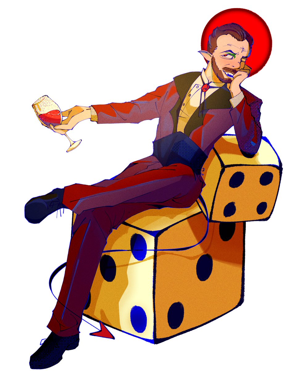 heressomeart's tweet photo. My friend and I both drew @domjallen from @NoRollsBarred_ 's Monopoly but Hell video
My art is the right, his is the left https://t.co/0a6JUZNqxw