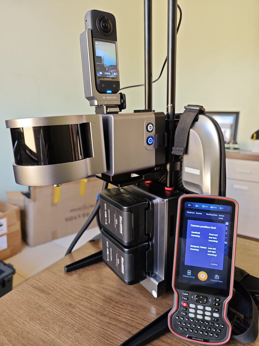 ZhanyuM's tweet photo. SinoGNSS LS300 SLAM scanner https://t.co/cyr5LRfOEH