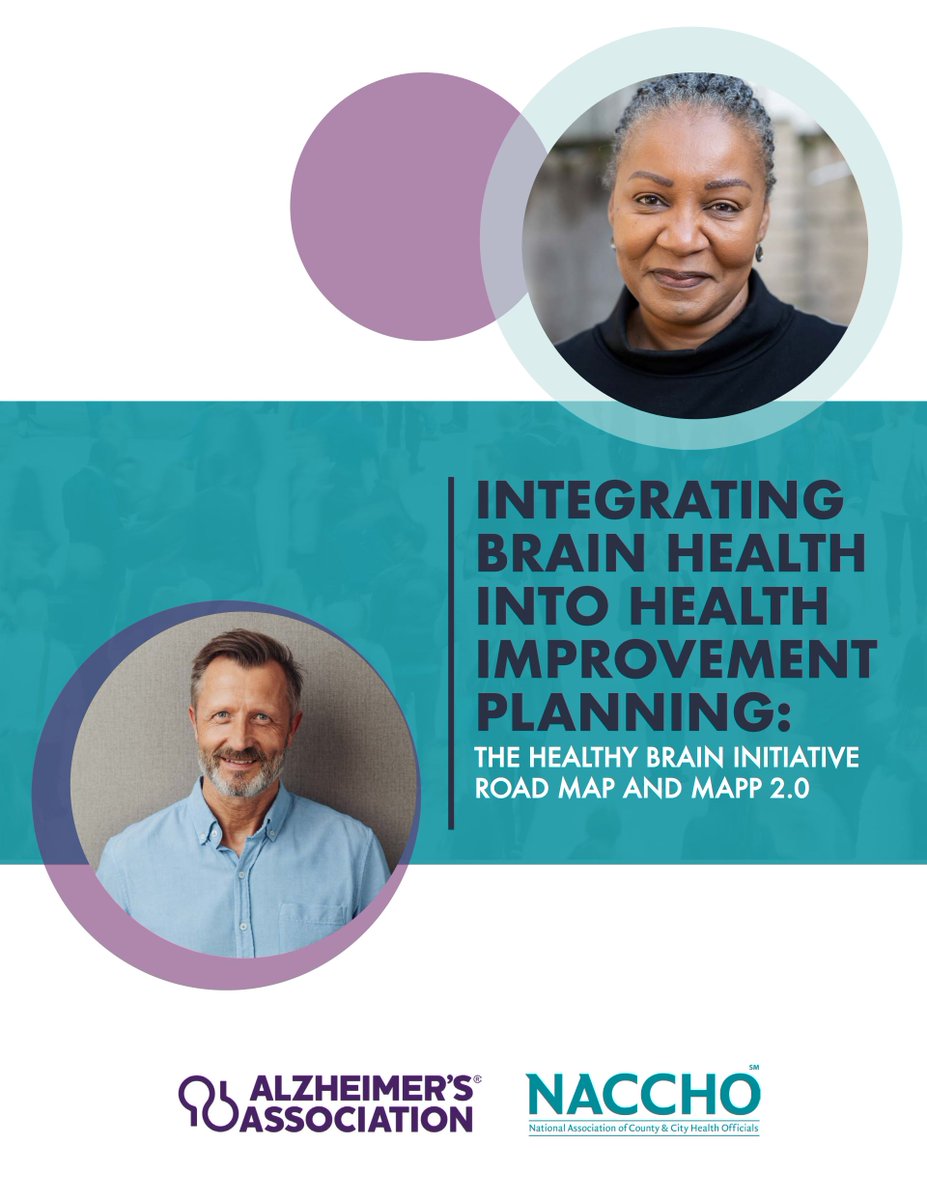 #PublicHealth professionals, "Integrating Brain Health into Health Improvement Planning: The Healthy Brain Initiative Road Map and MAPP 2.0" is now available.

This new guide bridges <a href="/NACCHOalerts/">NACCHO</a>'s Mobilizing for Action through Planning and Partnerships (MAPP) 2.0 framework and
