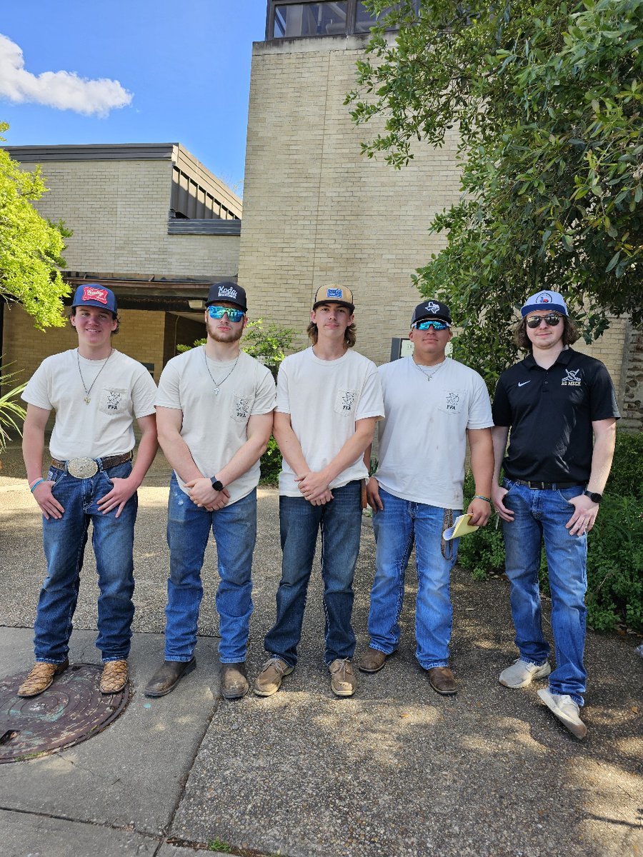 Seguin CTE (@seguincte) on Twitter photo The first group of <a href="/SeguinHSTx/">Seguin High School</a> students to compete in FFA Applied Agricultural Engineering CDE narrowly missed qualifying for State. They placed 4th in the Area VII contest at TX State. L>R, Justin Moriarty, Jared Rogers, Zak Larison, Evrin Contreras, and Mr. Sykora #MatadorProud The first group of <a href="/SeguinHSTx/">Seguin High School</a> students to compete in FFA Applied Agricultural Engineering CDE narrowly missed qualifying for State. They placed 4th in the Area VII contest at TX State. L>R, Justin Moriarty, Jared Rogers, Zak Larison, Evrin Contreras, and Mr. Sykora #MatadorProud