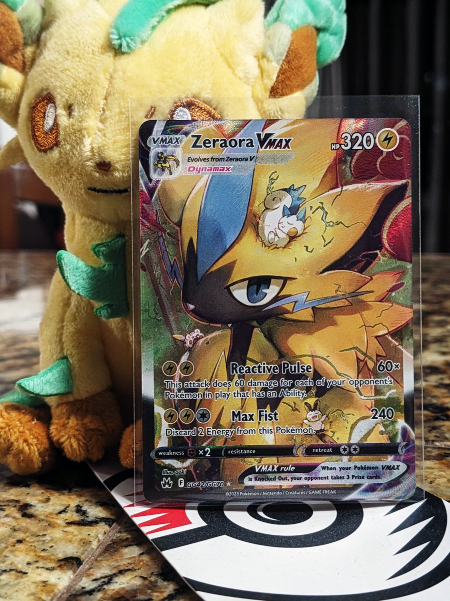 🌸GIVEAWAY 🌸

To enter:

👍 Like this Post

✅ Follow twitch.tv/pokeeo [Comment if twitch name is different]

Extra Chance: ♻️Retweet this post

Winner picked 4/7🌸

Giving away a Zeraora VMAX Galarian Gallery Pokemon card from Crown Zenith✨