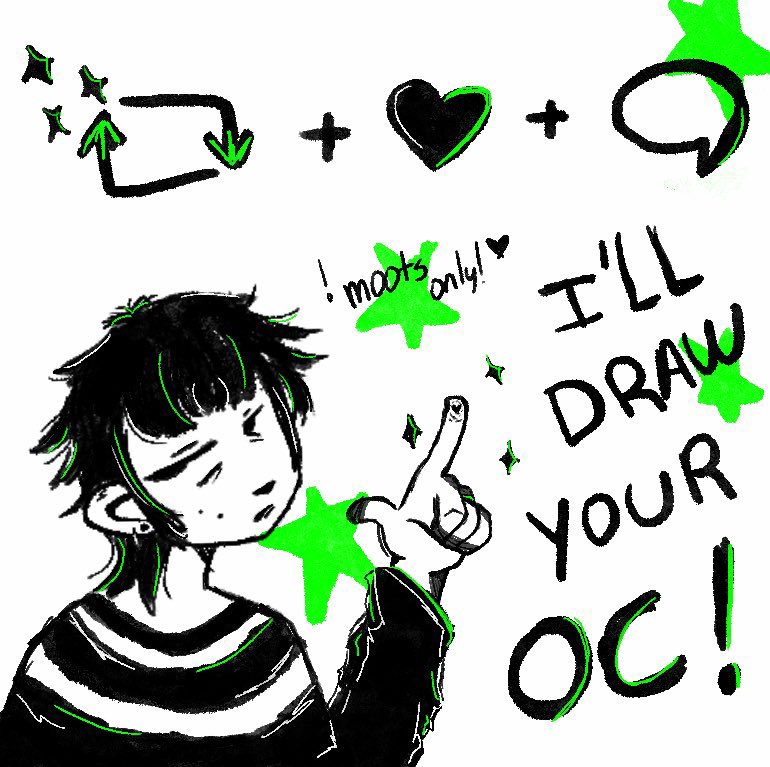romicidal's tweet image. 🌱DRAW YOUR OC CHALLENGE🌱

HI SOOO im going to be doing an oc challenge for new moots 🍏 just rt, like and comment with your oc to enter !! make sure to follow so i can fb

#artmoots #artraffle #arttwt